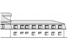 Studie přístavby pečovatelského domu, Rakovník. II. etapa